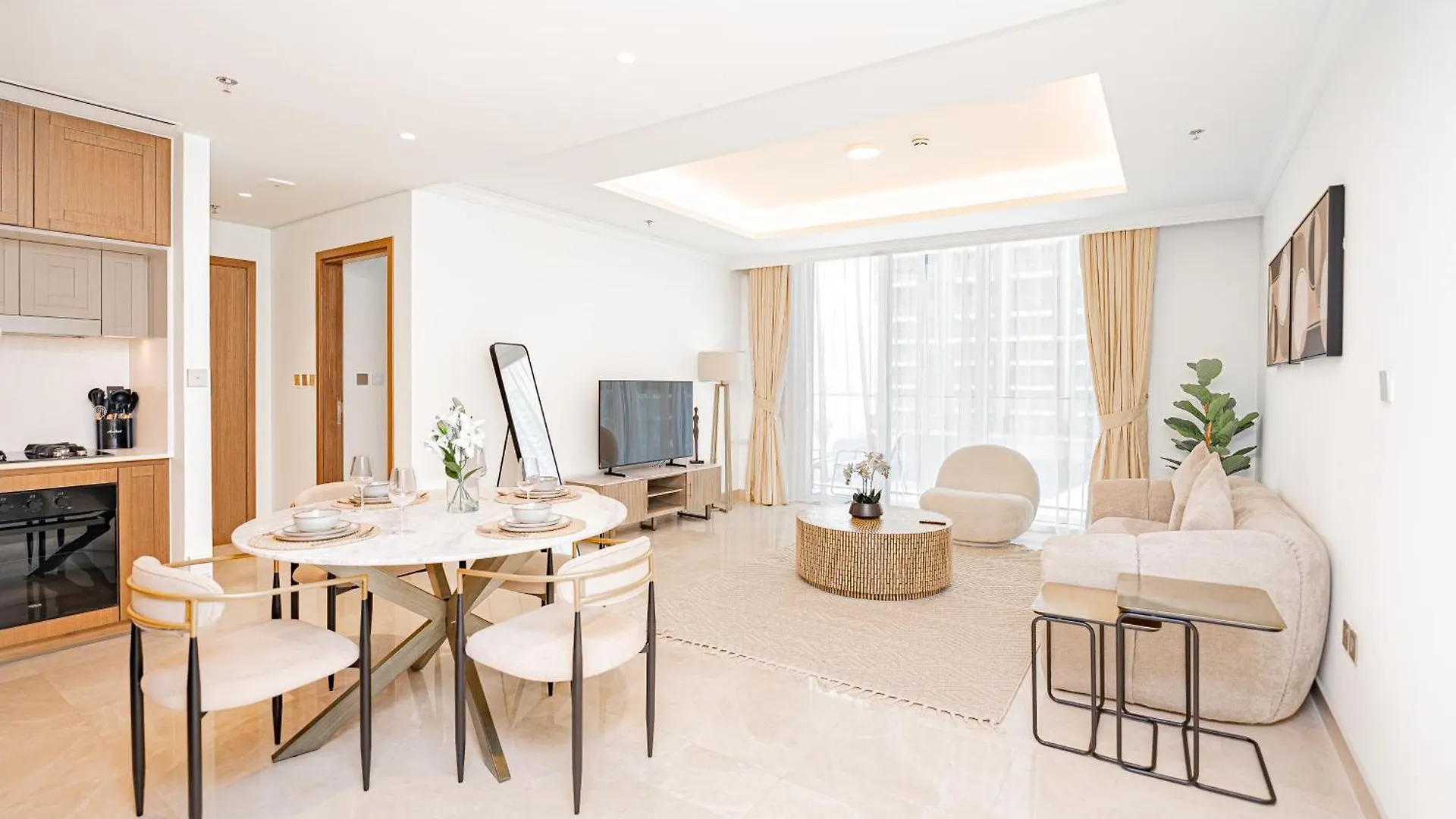 Escape24-Lux 1Br With Beach Access Emaar Beachfront Dubai United Arab Emirates